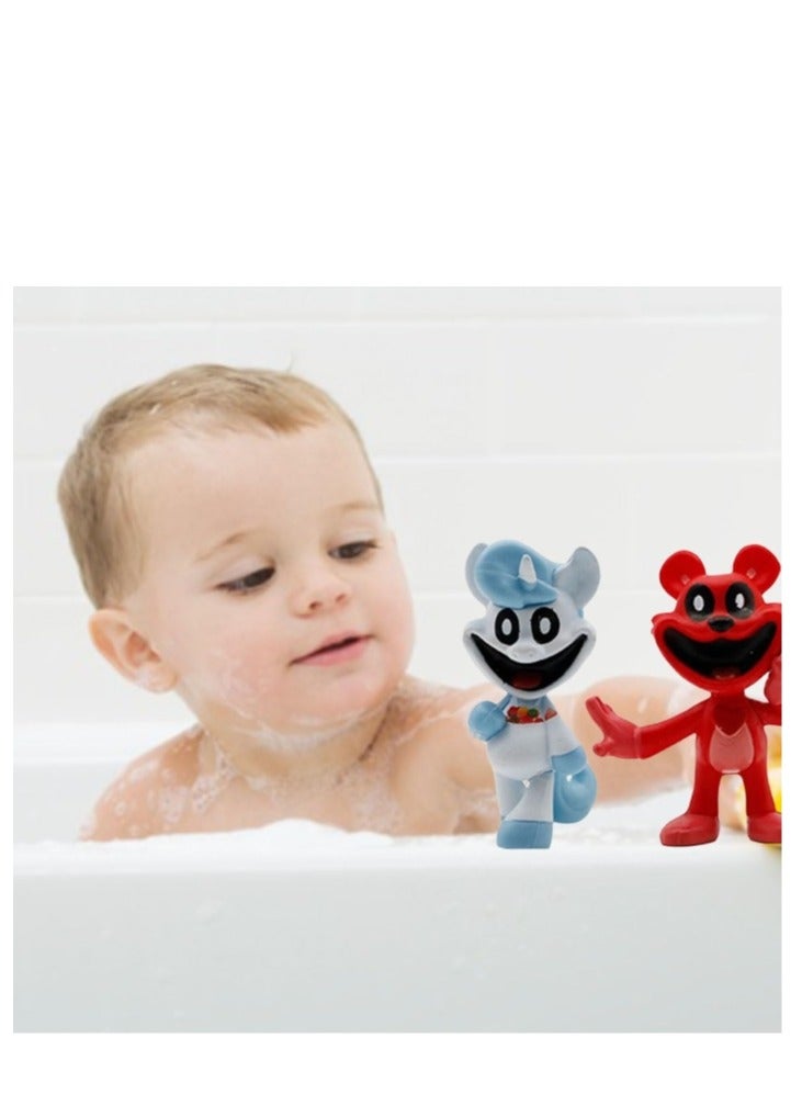10-Piece Smiling Critters Figures,The Smiling Critters Action Figure Toys For Fans,Catnap Cartoon Monster Game Smiling Critters Series Figures Model Birthday Cake Toppers