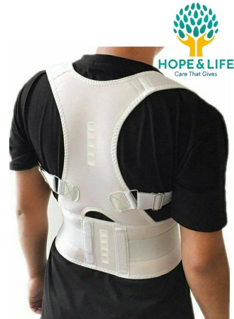 Hope And Life Back Support Belt and Posture Corrector With An Ergonomic Design That Supports The Shoulder And Neck Muscles For Men And Women - Multiple Sizes - Image 3