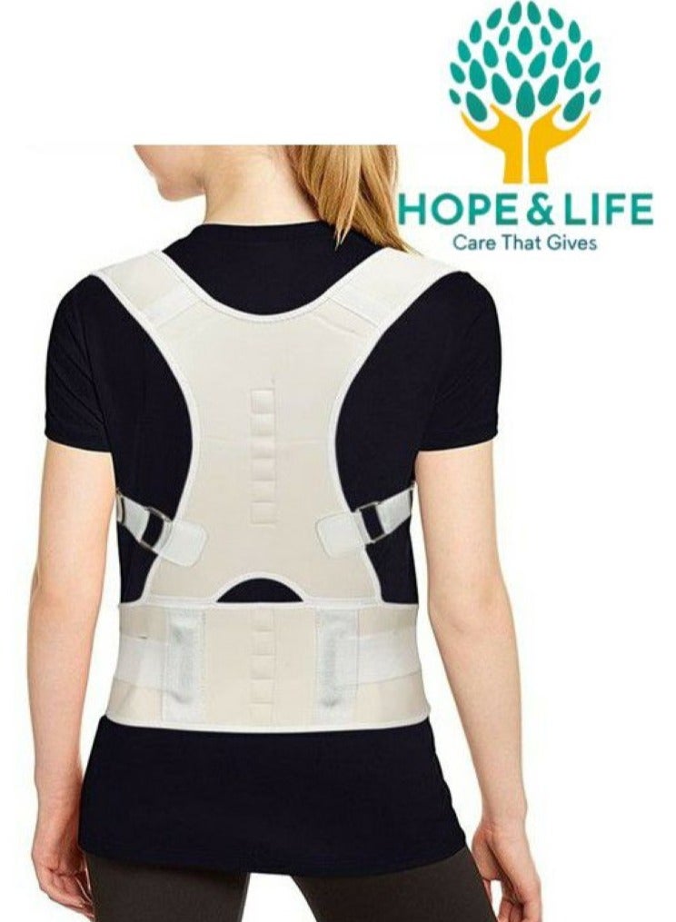 Hope And Life Back Support Belt and Posture Corrector With An Ergonomic Design That Supports The Shoulder And Neck Muscles For Men And Women - Multiple Sizes - Image 5