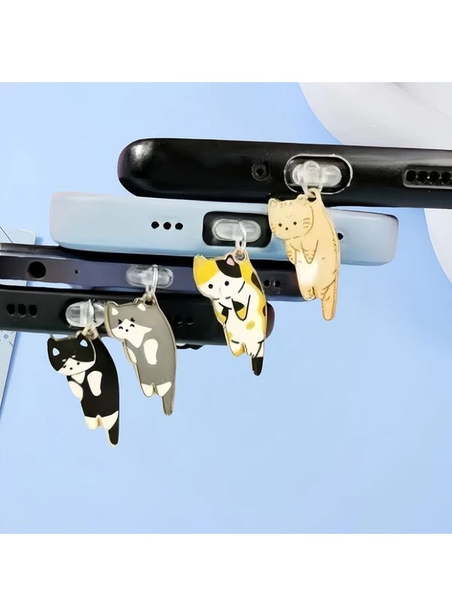 Black Cat Dust Plug For iPhone 5 14 Resin Port Protector - Image 4
