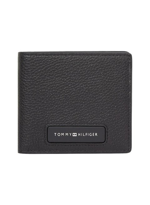 LEATHER MONOGRAM MINI CARD WALLET