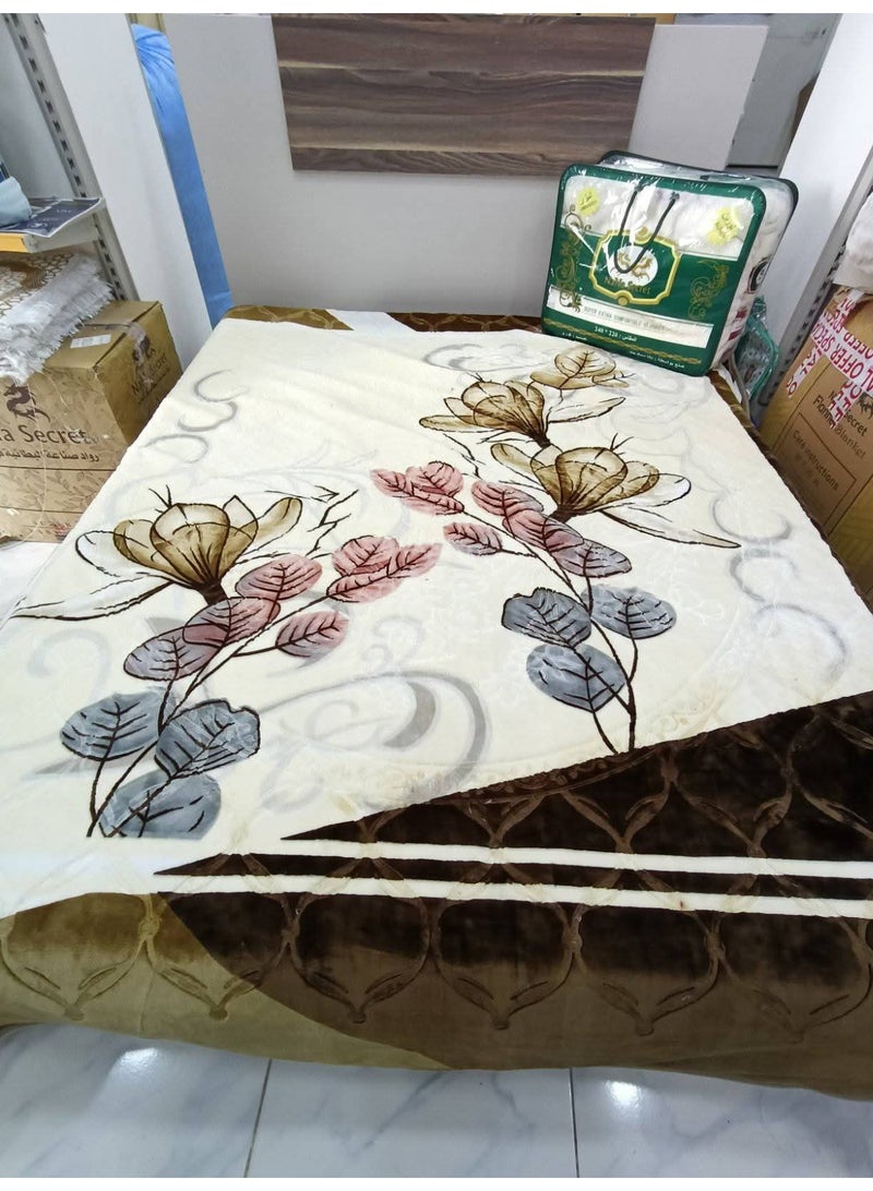 نانا سيكريت بطانية 5 كيلوجيرام طبقتين حفر ليزر تصميمي كوري - Image 2