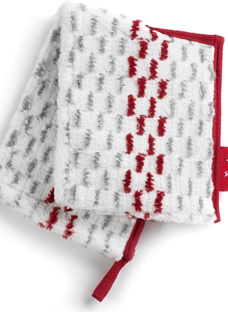 HASANAT ESSENTIALS إعادة تعبئة ممسحة رذاذ ميكروفايبر، وسادة تنظيف قابلة للغسل في الآلة للاستخدام الرطب والجاف - Image 1