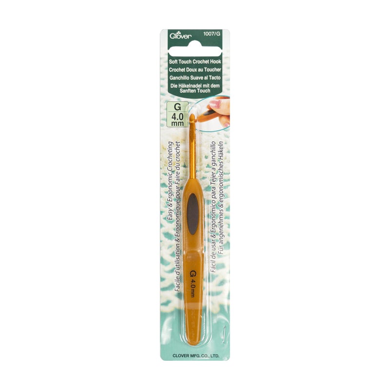Clover 1007G Soft Touch 40mm Crochet Hooks Size G