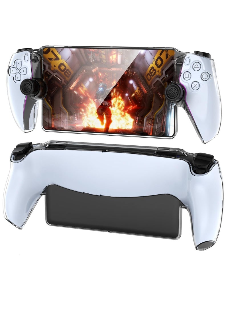 PS5 Protective Case with Ergonomic Grip, Scratch Resistant and Anti-Fingerprint Design for Playstation Portal Remote, Clear and Durable Finish - Image 1