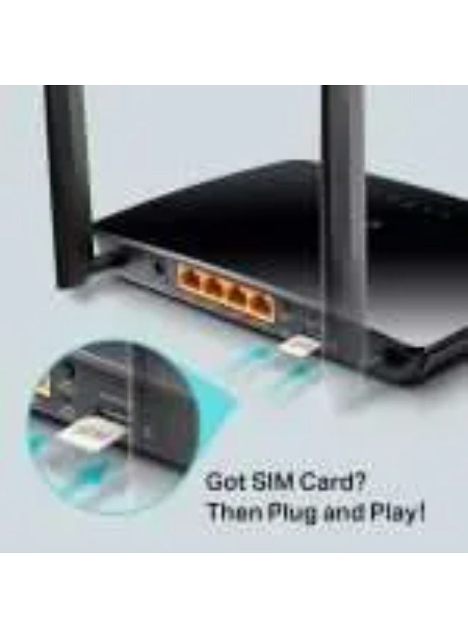 تي بي-لينك تي آي جهاز توجيه لاسلكي TP-Link TL-MR6400 بسرعة 300 ميجابت في الثانية بتقنية N 4G LTE - Image 3