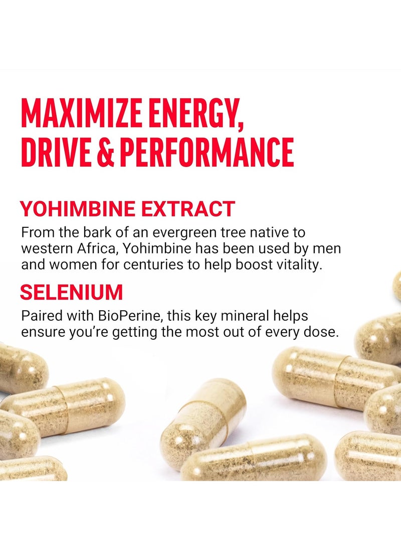 Force Factor - Yohimbine, 6 Mg, 30 Vegetable Capsules - Image 1