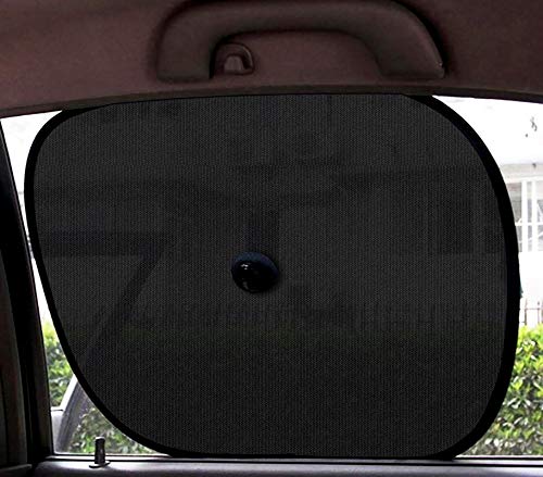 Auto Kite 60 GSM Car Side Window Black Chipkoo Sunshade Curtains 4pcs for - I20 Type-1 - Image 3