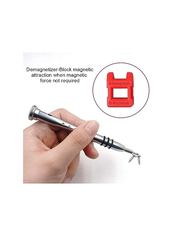 PROMASS promass Precision Screwdriver Set, 110 in 1 Magnetic Driver Repair Tool Kits for Phone, Screwdriver for Mobile Phone, Eyeglasses, Watch, Game Console, Tablet, Pc And promass Electronic Equipment  - Image 4