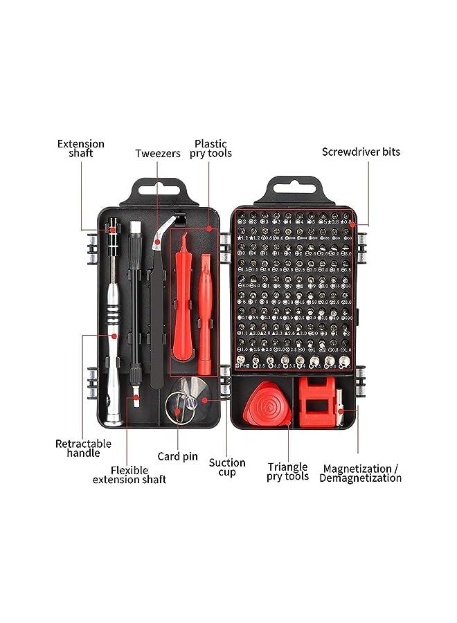 PROMASS promass Precision Screwdriver Set, 110 in 1 Magnetic Driver Repair Tool Kits for Phone, Screwdriver for Mobile Phone, Eyeglasses, Watch, Game Console, Tablet, Pc And promass Electronic Equipment  - Image 3
