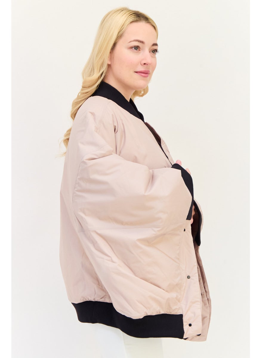 Adidas Adidas x Parley Women Loose Fit Outdoor Jackets, Taupe  - Image 2