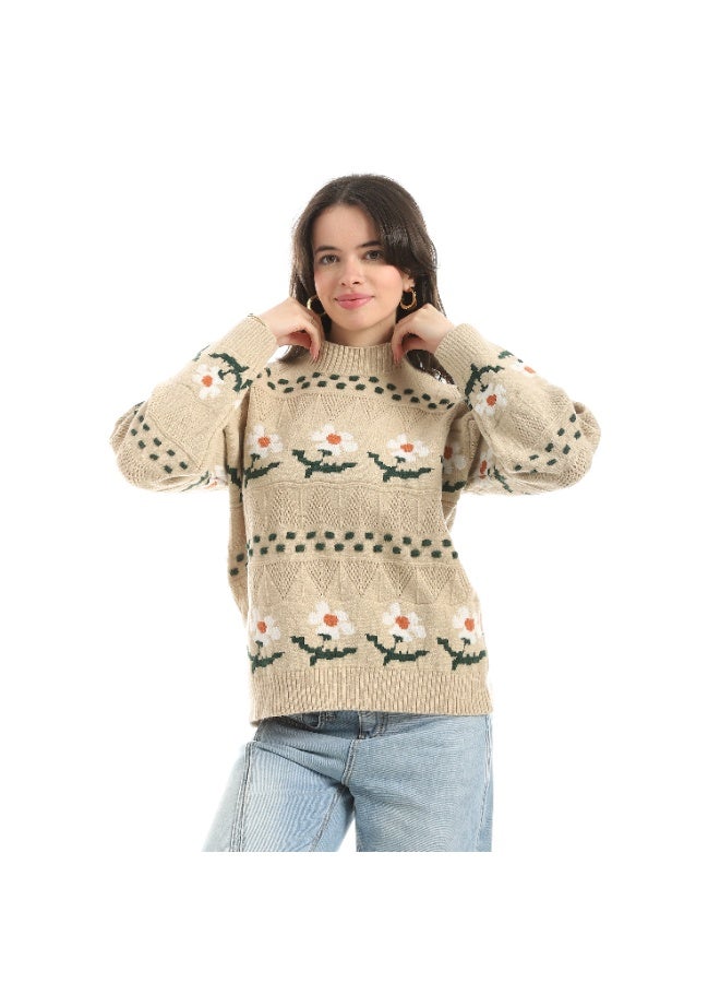 Coctail Pullover-17397-CAFE - Image 1