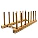 Innerneed INNERNEED Bamboo Wooden Dish Rack Dishes Drainboard Drying Drainer Storage Holder Stand Kitchen Cabinet - Image 2