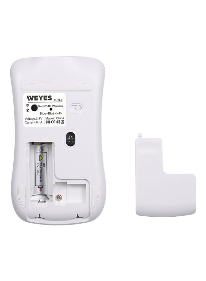 نيبمينينت ماوس ضوئي لاسلكي قابل للشحن طراز T23 15.4X8.4X3.4سنتيمتر فضي - Image 3