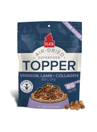 طعام الكلاب المجفف بالهواء من PLATO Pet Treats، وصفة لحم الغزال ولحم الضأن والكولاجين، 12 أونصة، طعام فائق، خالٍ من الحبوب، صنع في الولايات المتحدة الأمريكية - pzsku/Z7D90ED1FF286D77B6D91Z/45/_/1737032137/d009ced4-61fd-41d7-9445-88a9f1ea9b6f