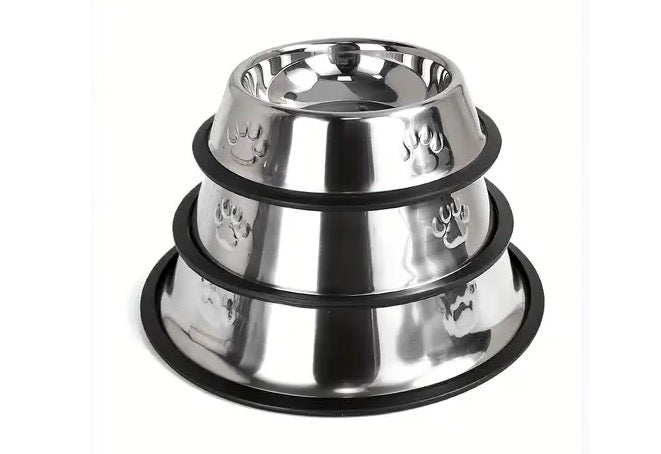 طبق معدني صغير للحيوانات الاليفة  (١٥ سم عرض) - Image 2