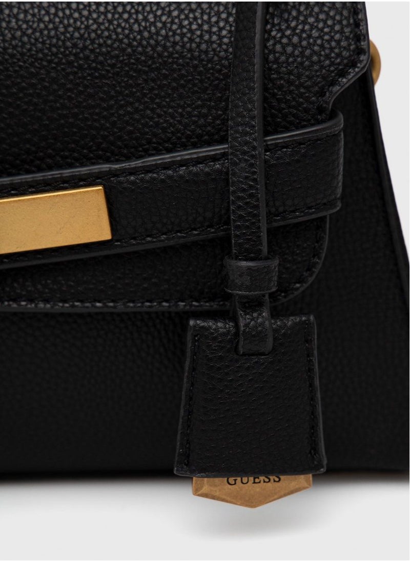 GUESS - Kelly platinum shoulder crossbody bag for women - Image 1
