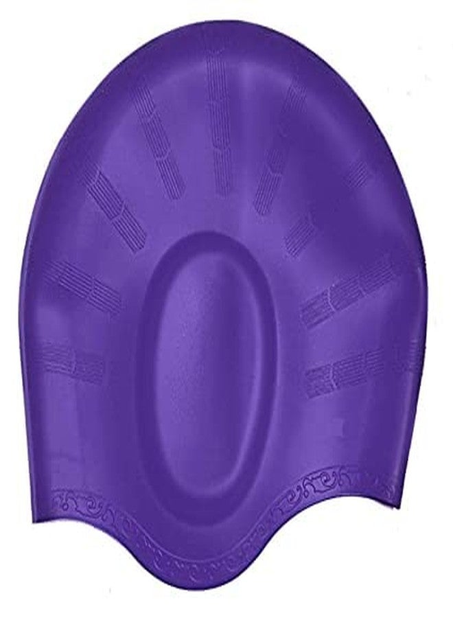 SHIFTER Swimming Cap Latest Designed Long Hair Swim Cap, Waterproof Silicone Swimming Cap for Adult Woman and Men, Keeps Hair Clean with Ear Protector (Blue) - Image 4