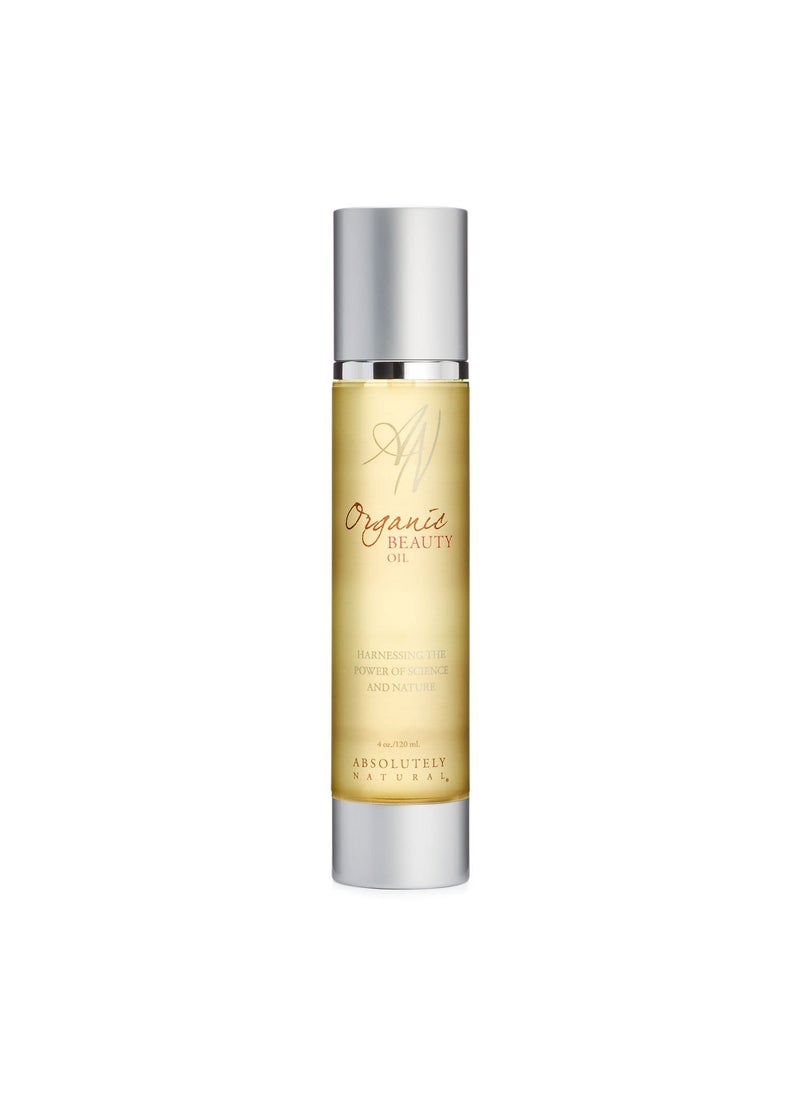 Absolutely Natural Absolutely Natural - Organic Beauty Oil 4oz with Vitamin E, Olive and Rosehips Oils, Made in USA 
