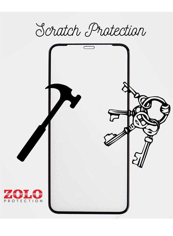 Zolo 9D Tempered Glass Screen Protector For Apple iPhone 12 pro Clear - Image 4