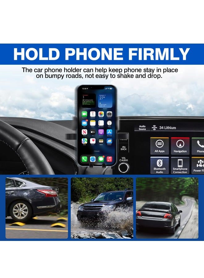 Autorder 2-in-1 Car Phone Holder for 2023-2025 2026 Honda CR-V CRV Accessories Dash Organizer with Cell Phone Mount 7/9-inch Hands-Free 360 Degree Rotation - Image 3