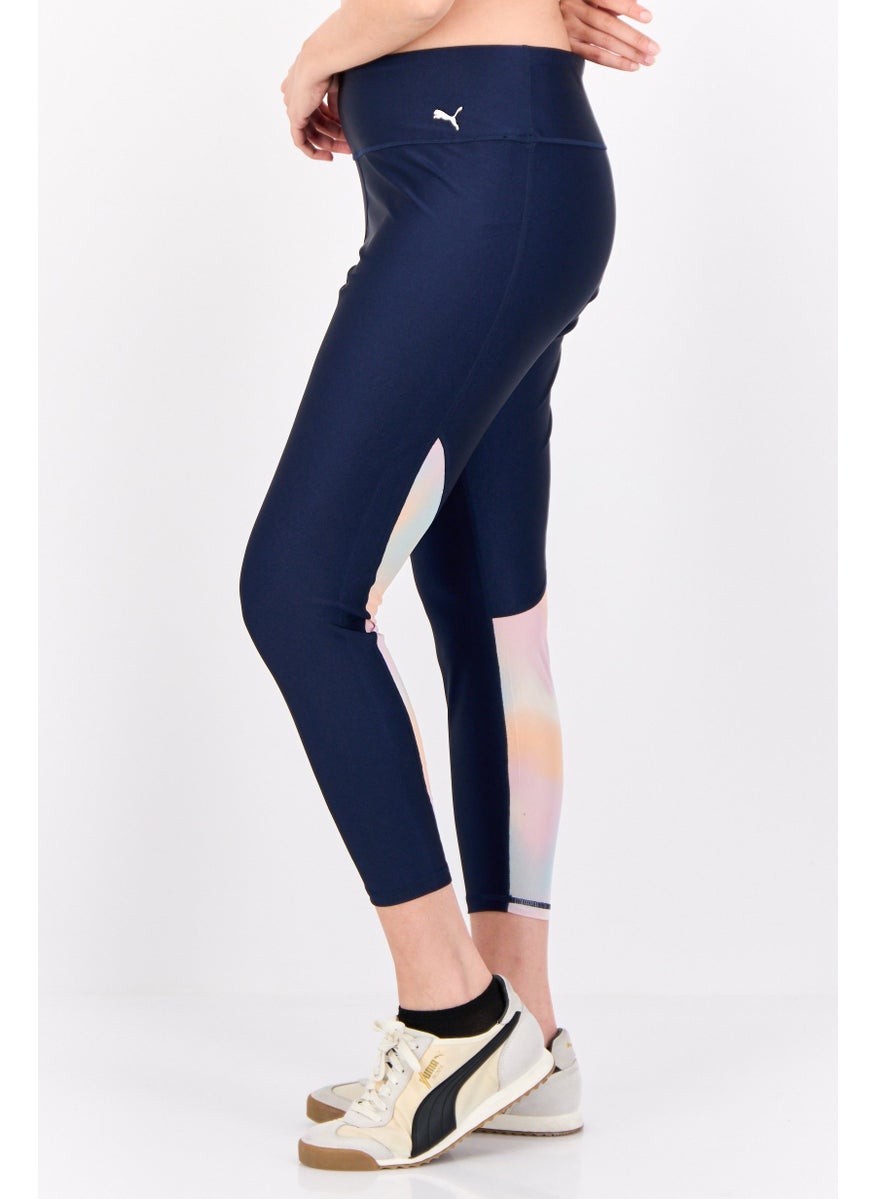 PUMA Women Sportswear Fit Training Legging, Navy  - Image 2
