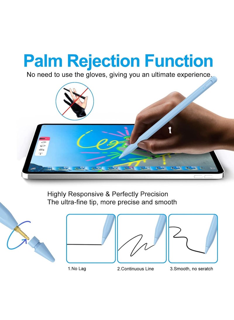 General Stylus Pen for iPad, Apple Pen for iPad Air 11&13-inchi,iPad 10th/9th Gen,iPad Pencil for iPad(2018-2024), iPad Pro11/iPad Pro12.9 3/4/5/6th Gen, iPad Air 3/4/5, iPad Mini 5/6th, iPad 8/7/6th Gen  - Image 2
