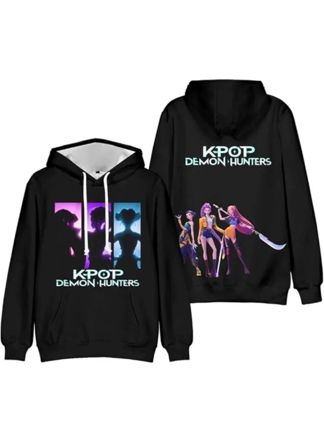 general KPop Demon Hunters3D digital printing Hooded sweater gift for family and friends - Image 1