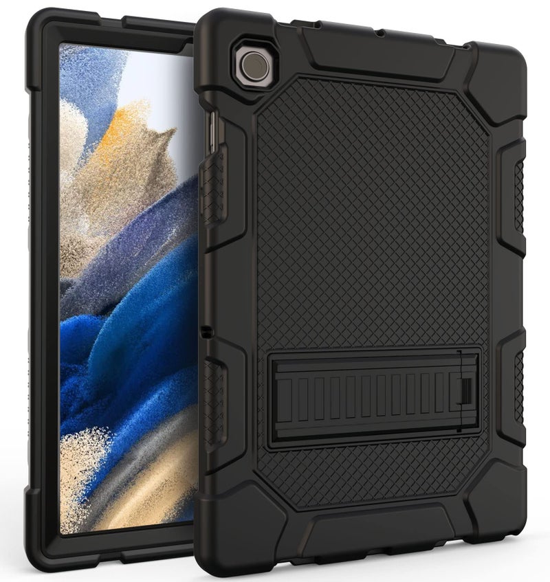Rantice Galaxy Tab A8 105 Case with Kickstand Hybrid Shockproof Rugged Cover for Samsung A8 Tablet Case 105 Inch SMX200X205X207 Black