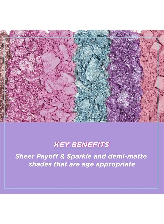 Petite 'N Pretty WhimsiCali Eyeshadow & Cheek Makeup Palette for Kids, Children, Tweens and Teens - Made in the USA  - Image 4