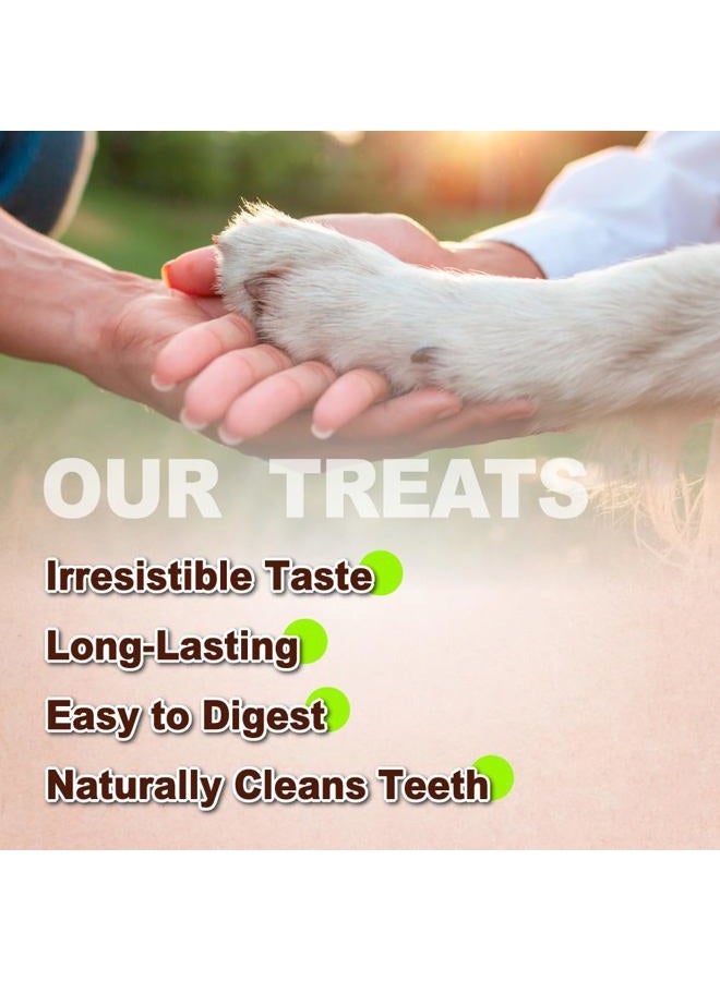 A Freschi srl Turkey Tendons for Dogs, Long-Lasting, Hypoallergenic Rawhide Alternative, Human Grade, Healthy Puppy Chews, Natural Dog Treats for Small Dogs, Lollipop (S), 4 Count Pack - Image 4