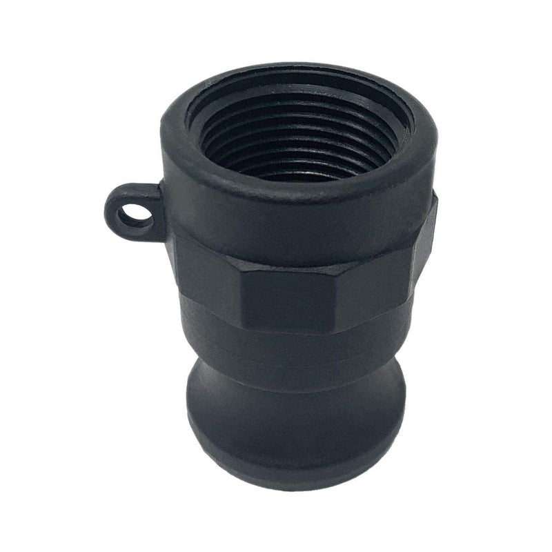 Gloxco Poly Cam Lock Fitting, Type A, 1" Male Camlock x 1" Female NPT, Each - Image 1