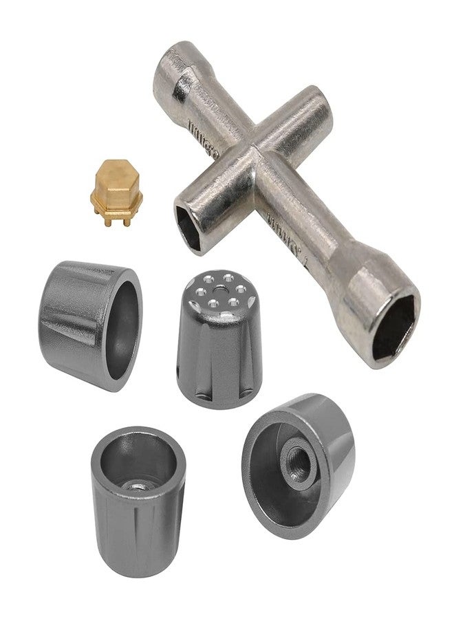 GTHELE Aluminum M3 Wheel Nuts for Axial UTB18 Capra 4WD 1/18 Trail Buggy Upgrade Part 4Pcs（Titanium） - Image 2