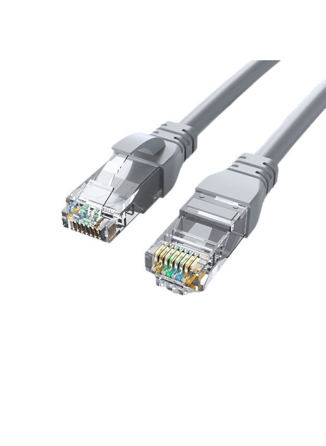 Generic Category 6 CAT6 Gigabit Broadband High-speed Network Cable Eight-core Twisted Pair Engineering Home Decoration Home Network Finished Jumper-Color:Light Gray Category 6 Gigabit-Line Length:30m  - Image 5