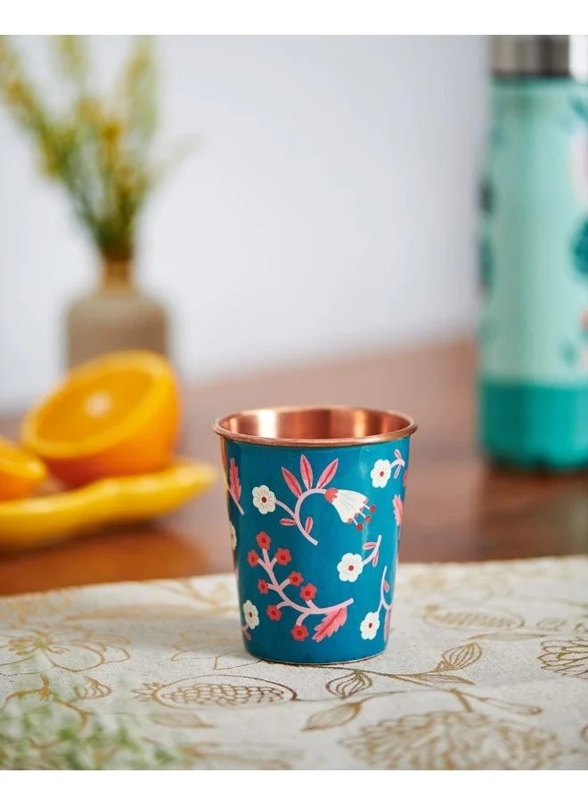 Chumbak Lazy Daisy Creepers Copper Tumbler- Small