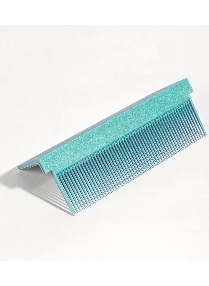 LANGMANNI 2 PC Heat-Resistant Hair Straightening Comb Attachment, Carbon Fiber Flat Iron Aid, Self-Adhesive ABS Plastic Styling Comb for Smooth Hair, Curl Defining Tool for Men & Women  - Image 4