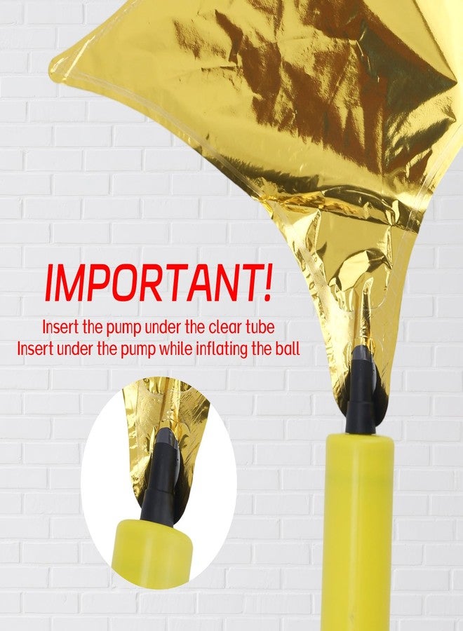 lasuroa 14pcs Guitar Note Balloons, Music Party Decorations Inflatable Blow Up Guitar Notes Disco Ball Four-Pointed Star Heart-Shaped Foil Balloons Set for Concerts Birthday Parties Kids Games Props - Image 4