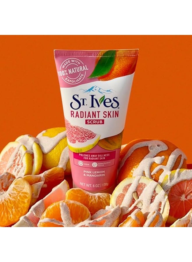 ST. Ives St.Ives Radiant Skin Scrub Pink Lemon & Mandarin 6 Oz - Image 2