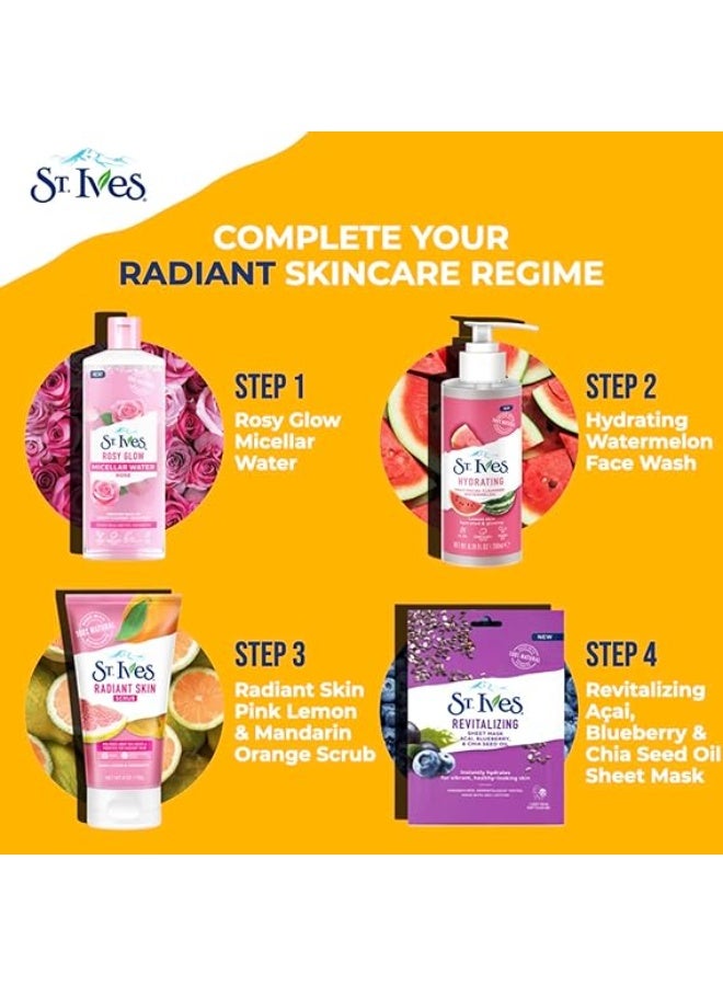 ST. Ives St.Ives Radiant Skin Scrub Pink Lemon & Mandarin 6 Oz - Image 4