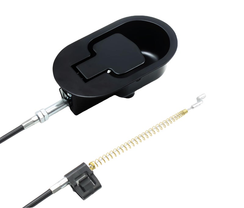 KUANYUOO Universal HeavyDuty Metal Pull Recliner Handle with Cable Exposed Adjustable 47 to 52 Fits Ashley and Other Manufacturer Brands Chair Release Handle for Sofa or Recliner