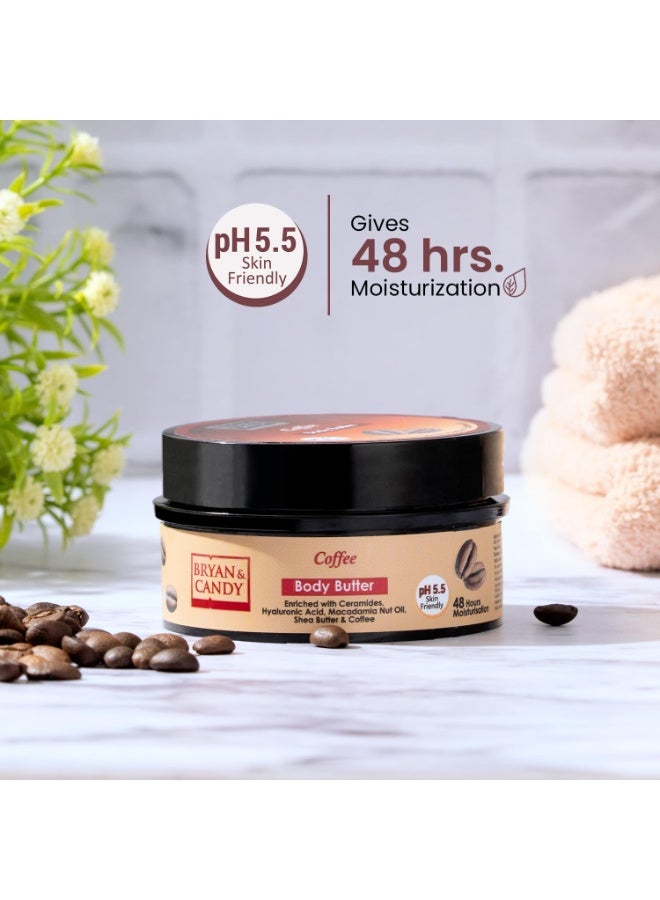 Bryan & Candy Coffee Body Butter 200g | pH 5.5 Skin Friendly | 48 Hours Moisturization | 100% Vegan - Image 4