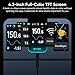Wyze Scale Ultra Smart Scale with 43 Color Display Digital Bathroom Scale for Body Weight BMI Muscle Mass Composition WiFi Bluetooth Body Fat Scale with Heart Rate 400 lbs Black - Image 4