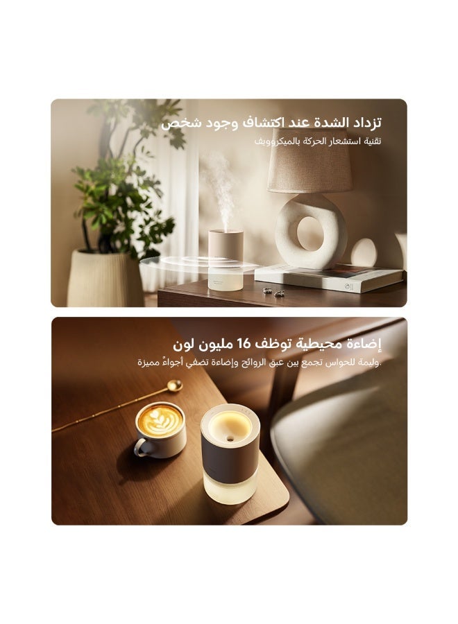 شاومي موزع الروائح الذكي من شاومي - موزع زيوت عطرية للعلاج بالروائح، تحكم عبر الواي فاي/التطبيق، 4 أوضاع للرذاذ، مؤقت، هادئ للغاية، مناسب لغرفة النوم/المكتب - Image 4