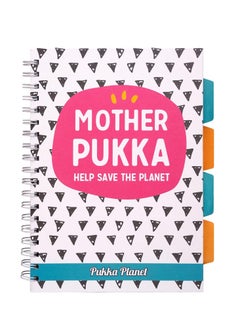 Pukka Pad Pukka Pad, Pukka Planet B5 Project Book 1-Pack with Repositionable Dividers - 5-Subject Double Spiral Bound Notebook with 100% Recycled Paper, Recyclable After Use – 25.7 x 18.1cm  - Image 1