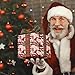 Ulmasinn Reversible Christmas Wrapping Paper Roll 17 x33ft DoubleSided Designs with Santa and postcard Plaid for Xmas Gift Wrap for Presents Table Decor Crafting - Image 4