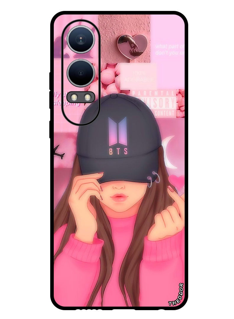 Theodor Protective Case Anti Scratch Shock Proof Bumper Cover For Oppo K12x (China) Girl BTS Cap Snap - Image 1