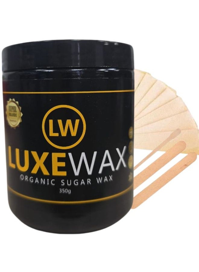 Luxewax - Organic Sugar Wax Kit (Hair Removal Kit) 350ml - Image 1