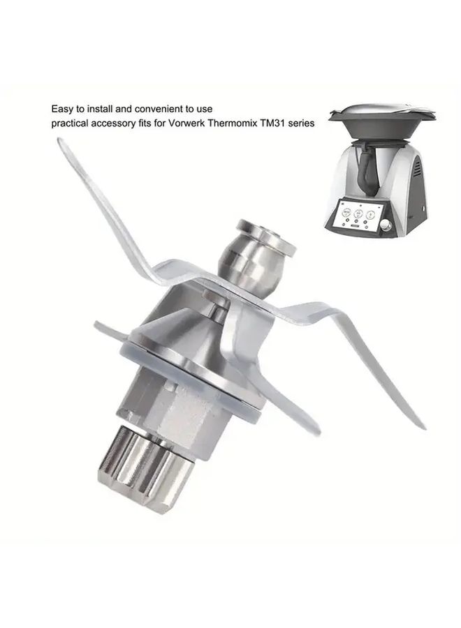 بديل شفرة خلاط من الفولاذ المقاوم للصدأ متوافق مع Thermomix TM21 - Image 4