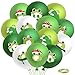 K1tpde Frog Party Balloons Decorations 50PCS Cute Animal Latex Balloons Set for Kids Baby Shower Decoration Safari Animal Themed Garden Decor Frog Princess Theme Birthday Party Supplies - Image 2