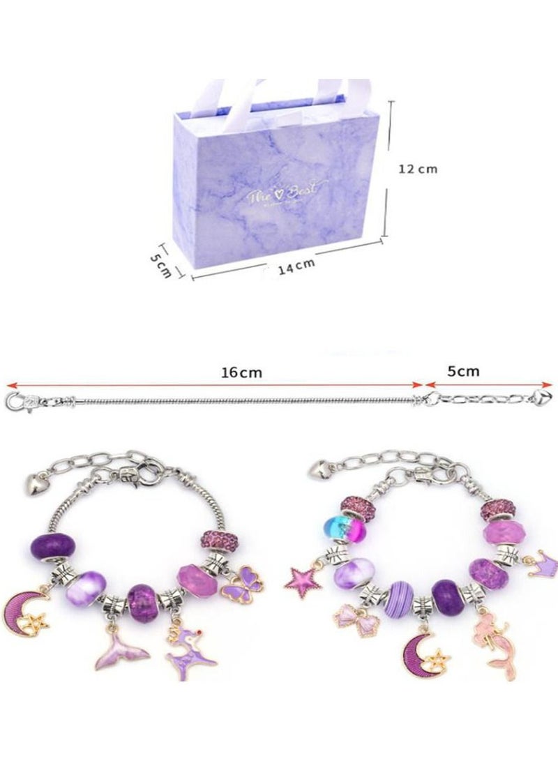 Arabest DIY Beads Bracelet Toy Craft Art Kit with Chains - Image 5